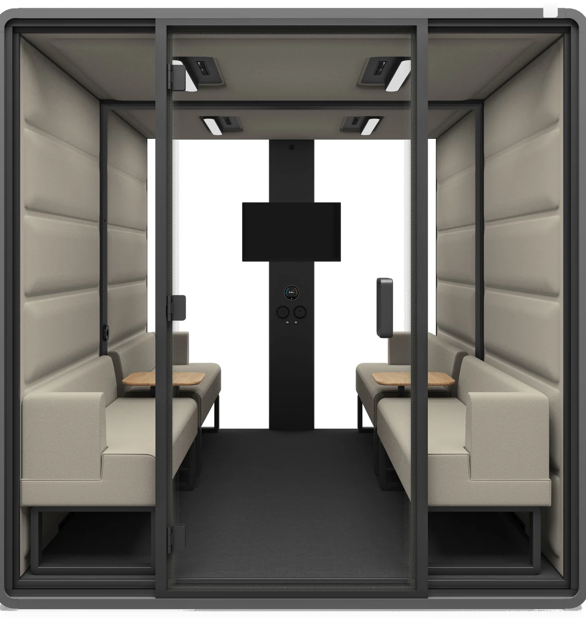 Hushfree L acoustic pod, front view