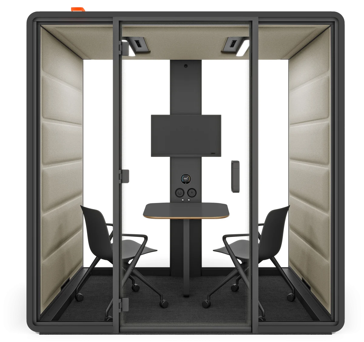 Hushfree M Access acoustic pod, front view