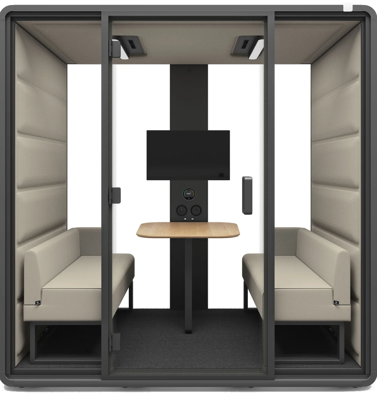 Hushfree M acoustic pod, front view