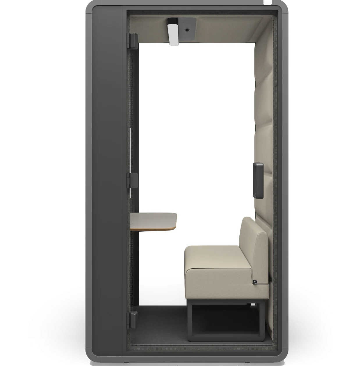 Hushfree S Hybrid acoustic pod, front view