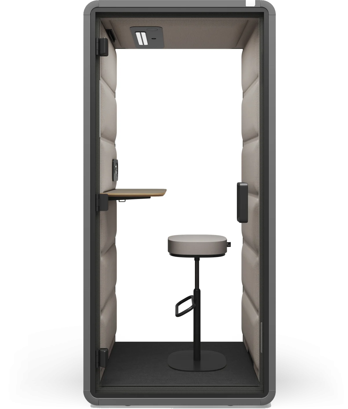 Hushfree XS acoustic pod, front view