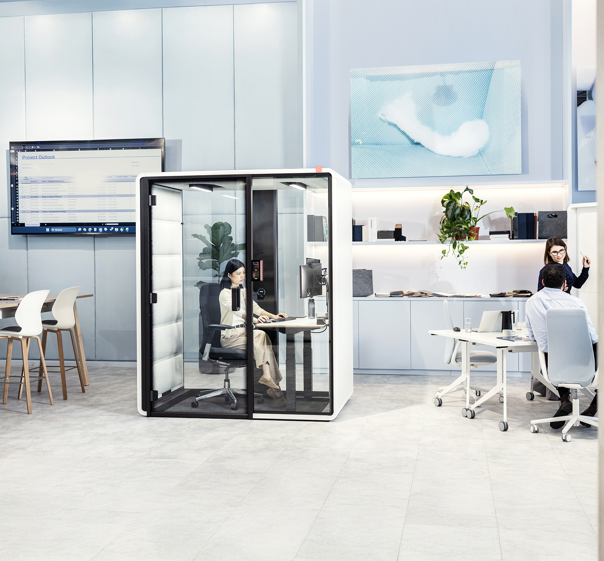 Hushfree Work is a better space to get work done.