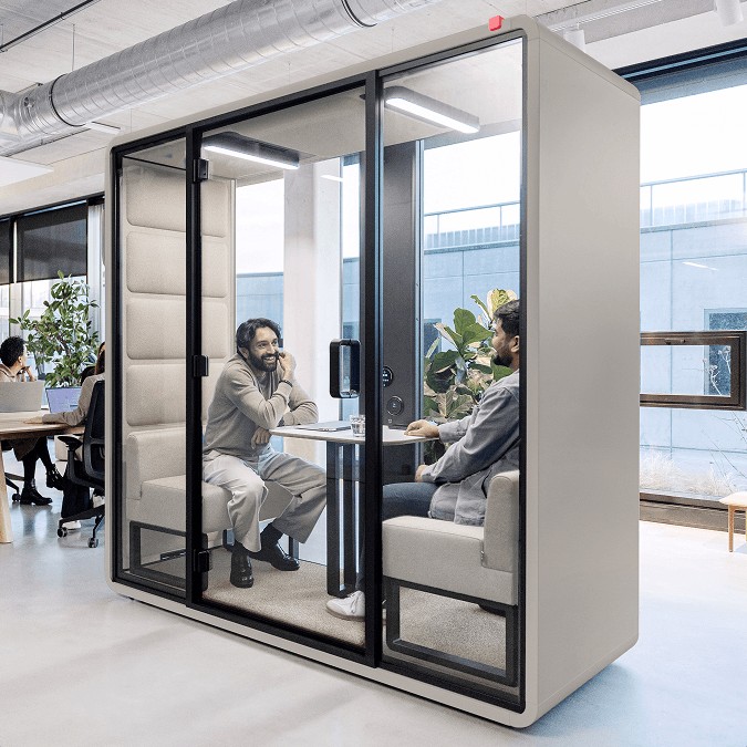 Hushfree XM acoustic pod in an office